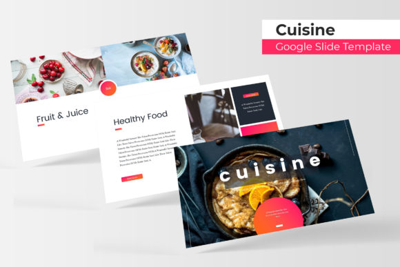 Cuisine: A Modern Google Slides Template for Food & Design