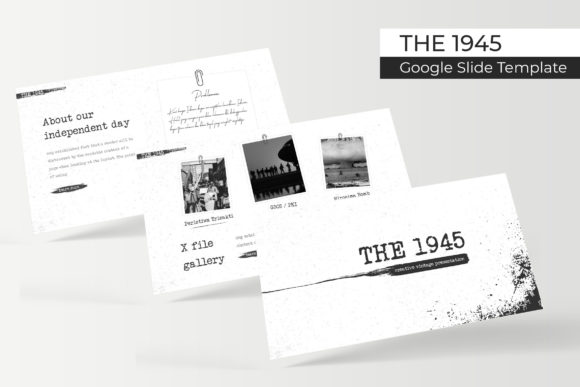 Mastering Your Pitch: The 1945 Google Slide Template