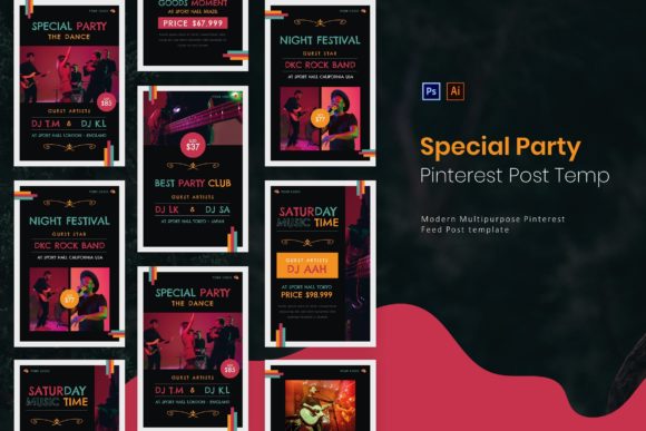 Special Party | Pinterest Post Template: Your New Secret Weapon for Social Media