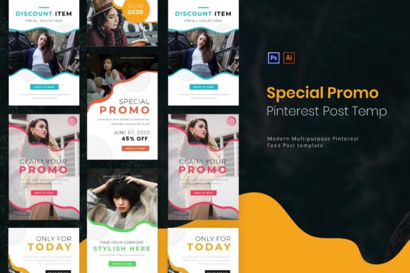 Stop the Scroll: A Special Promo Template for Pinterest