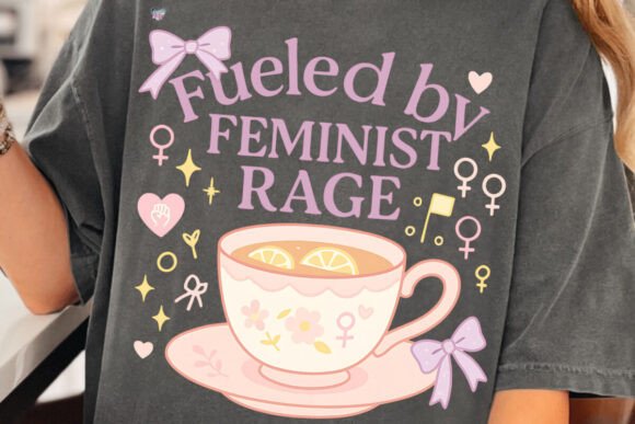 The Feminist Rage Teacup: A Pastel Design with Bold Purpose